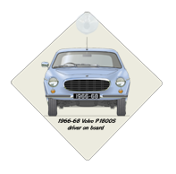 Volvo P1800S 1966-68 Car Window Hanging Sign